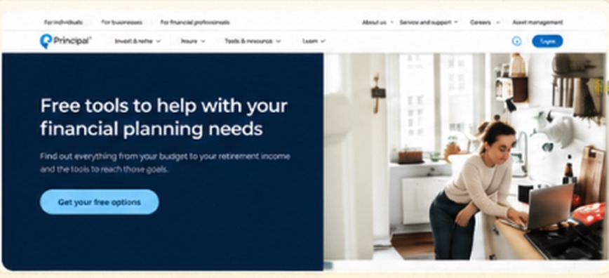 Principal financial planning tools page